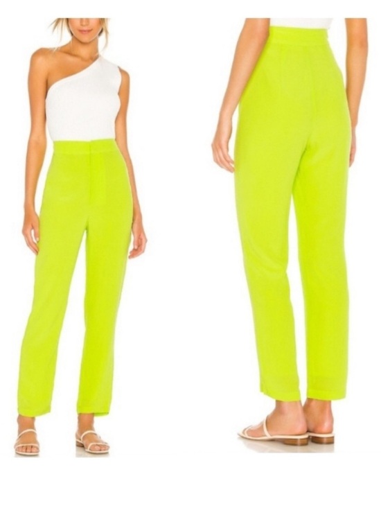 Lovers + Friends Pants - Lovers + Friends Pants |Alan Pant Neon Lime Green Women’s XS